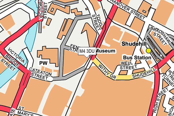 M4 3DU map - OS OpenMap – Local (Ordnance Survey)