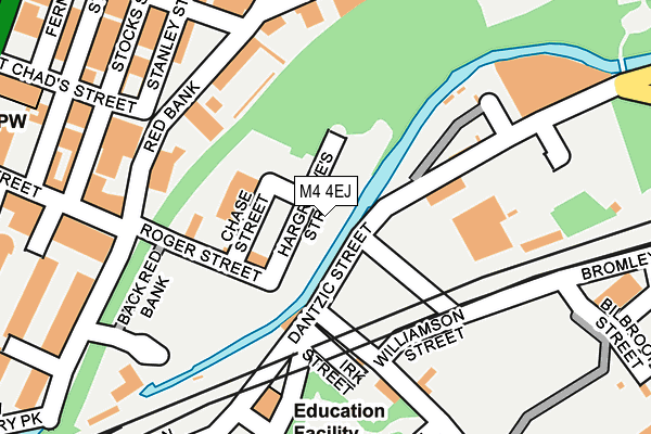 M4 4EJ map - OS OpenMap – Local (Ordnance Survey)