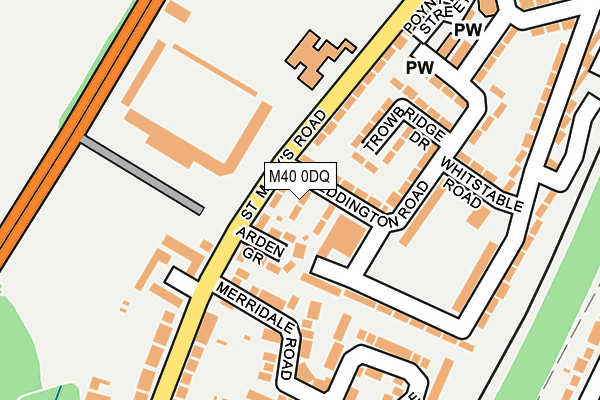 M40 0DQ map - OS OpenMap – Local (Ordnance Survey)