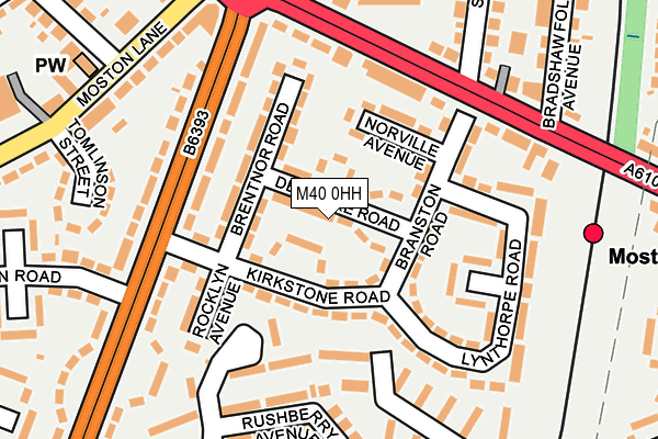 M40 0HH map - OS OpenMap – Local (Ordnance Survey)