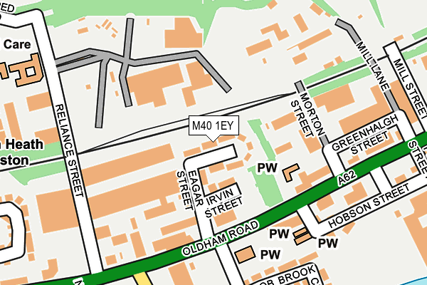 M40 1EY map - OS OpenMap – Local (Ordnance Survey)