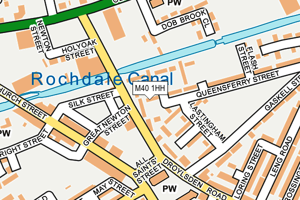 M40 1HH map - OS OpenMap – Local (Ordnance Survey)