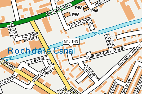 M40 1HN map - OS OpenMap – Local (Ordnance Survey)