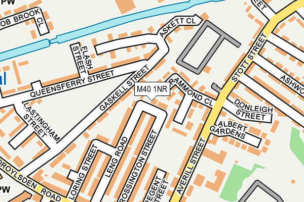 M40 1NR map - OS OpenMap – Local (Ordnance Survey)