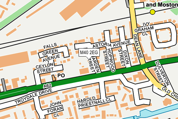 M40 2EG map - OS OpenMap – Local (Ordnance Survey)