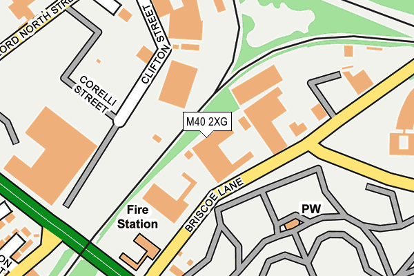 M40 2XG map - OS OpenMap – Local (Ordnance Survey)