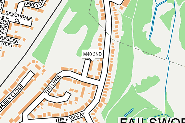 M40 3ND map - OS OpenMap – Local (Ordnance Survey)