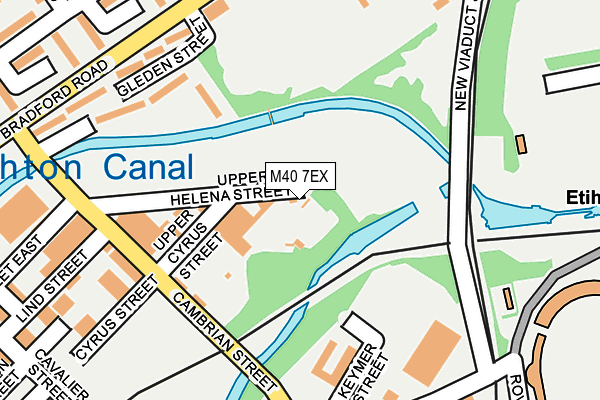 M40 7EX map - OS OpenMap – Local (Ordnance Survey)