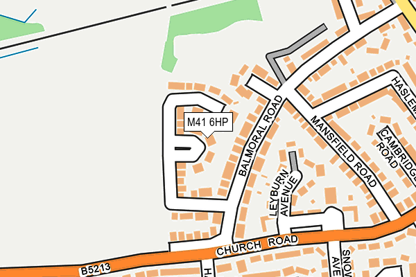 M41 6HP map - OS OpenMap – Local (Ordnance Survey)