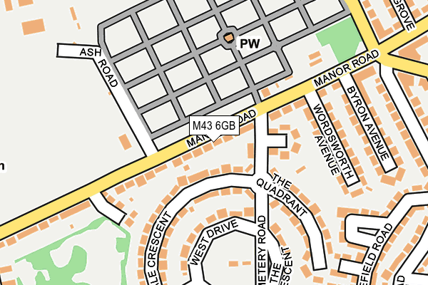 M43 6GB map - OS OpenMap – Local (Ordnance Survey)