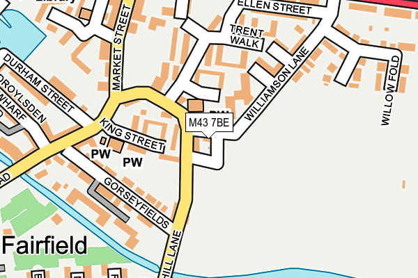 M43 7BE map - OS OpenMap – Local (Ordnance Survey)