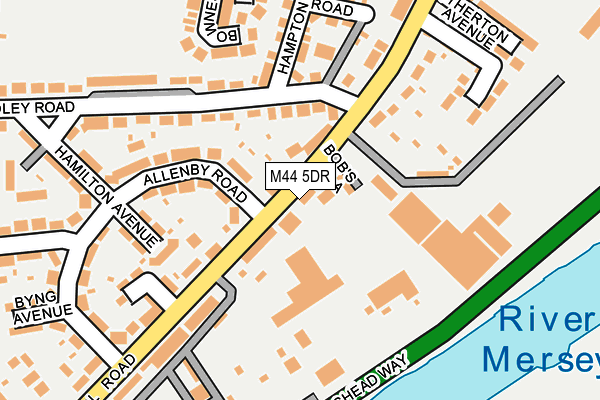 M44 5DR map - OS OpenMap – Local (Ordnance Survey)