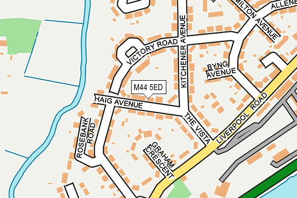 M44 5ED map - OS OpenMap – Local (Ordnance Survey)