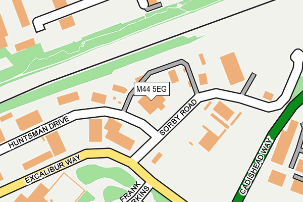 M44 5EG map - OS OpenMap – Local (Ordnance Survey)