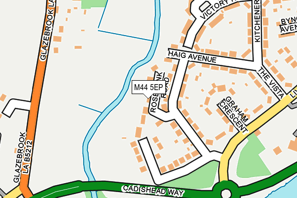 M44 5EP map - OS OpenMap – Local (Ordnance Survey)