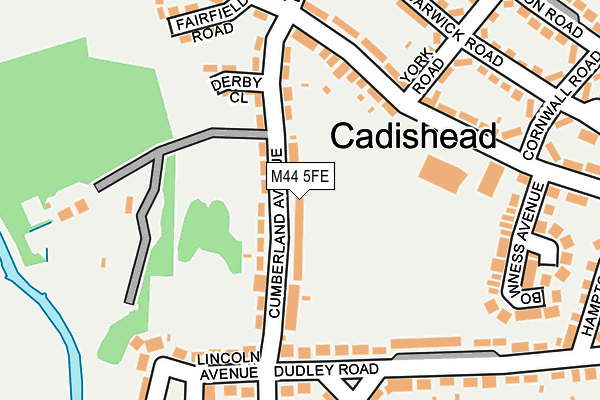 M44 5FE map - OS OpenMap – Local (Ordnance Survey)