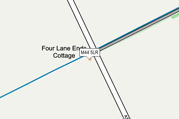 M44 5LR map - OS OpenMap – Local (Ordnance Survey)
