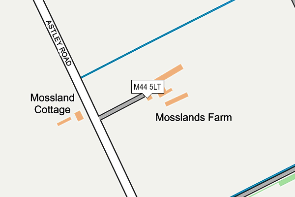 M44 5LT map - OS OpenMap – Local (Ordnance Survey)