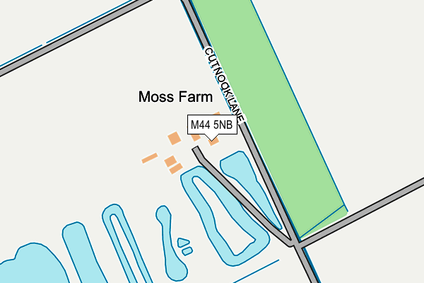 M44 5NB map - OS OpenMap – Local (Ordnance Survey)