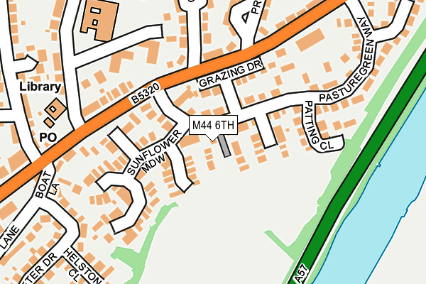 M44 6TH map - OS OpenMap – Local (Ordnance Survey)