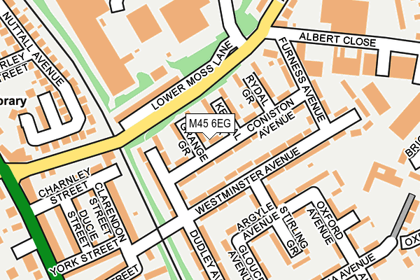 M45 6EG map - OS OpenMap – Local (Ordnance Survey)