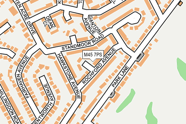 M45 7PS map - OS OpenMap – Local (Ordnance Survey)