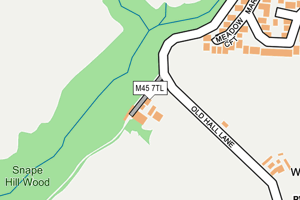 M45 7TL map - OS OpenMap – Local (Ordnance Survey)