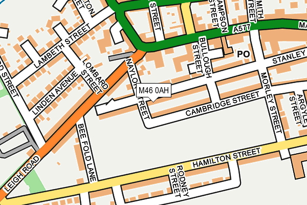 M46 0AH map - OS OpenMap – Local (Ordnance Survey)