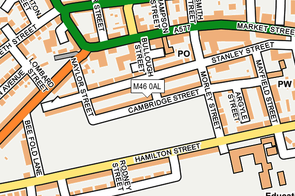 M46 0AL map - OS OpenMap – Local (Ordnance Survey)