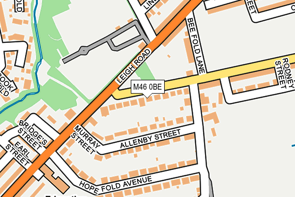 M46 0BE map - OS OpenMap – Local (Ordnance Survey)