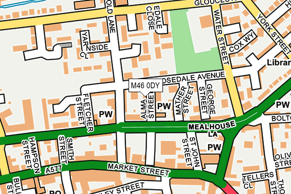 M46 0DY map - OS OpenMap – Local (Ordnance Survey)