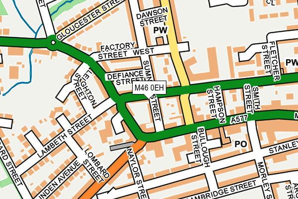 M46 0EH map - OS OpenMap – Local (Ordnance Survey)