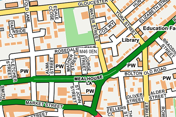 M46 0EN map - OS OpenMap – Local (Ordnance Survey)