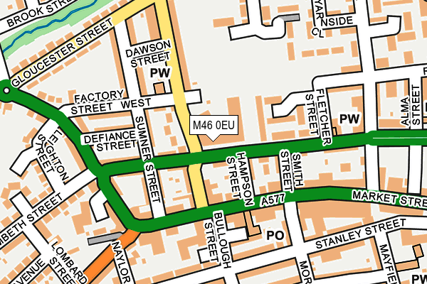 M46 0EU map - OS OpenMap – Local (Ordnance Survey)