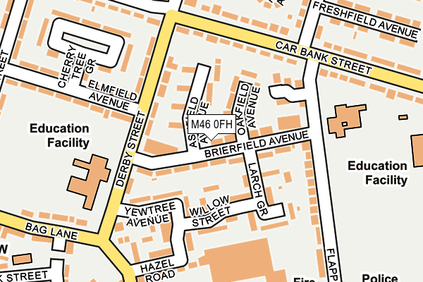 M46 0FH map - OS OpenMap – Local (Ordnance Survey)