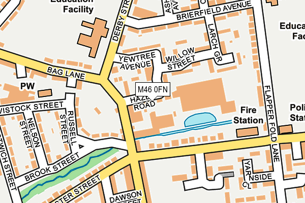 M46 0FN map - OS OpenMap – Local (Ordnance Survey)