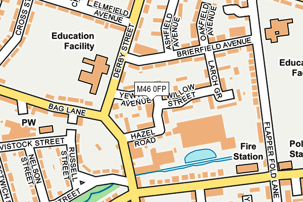 M46 0FP map - OS OpenMap – Local (Ordnance Survey)