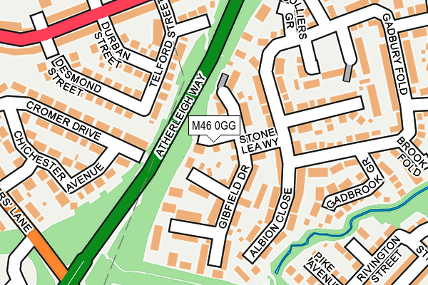 M46 0GG map - OS OpenMap – Local (Ordnance Survey)