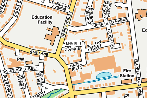 M46 0HH map - OS OpenMap – Local (Ordnance Survey)