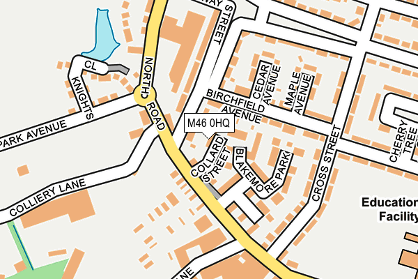 M46 0HQ map - OS OpenMap – Local (Ordnance Survey)