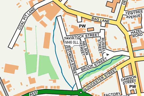 M46 0LL map - OS OpenMap – Local (Ordnance Survey)