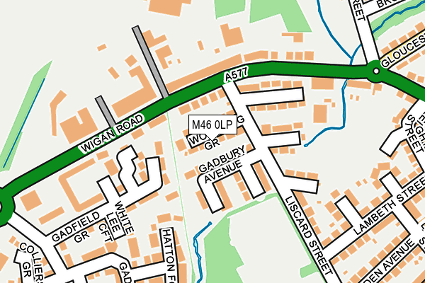 M46 0LP map - OS OpenMap – Local (Ordnance Survey)