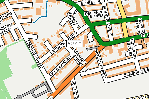 M46 0LT map - OS OpenMap – Local (Ordnance Survey)