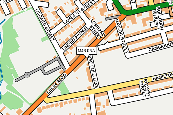 M46 0NA map - OS OpenMap – Local (Ordnance Survey)