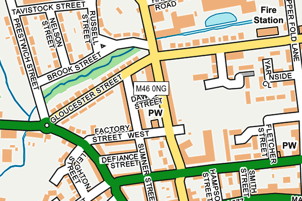 M46 0NG map - OS OpenMap – Local (Ordnance Survey)