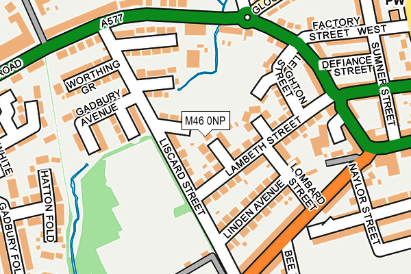 M46 0NP map - OS OpenMap – Local (Ordnance Survey)