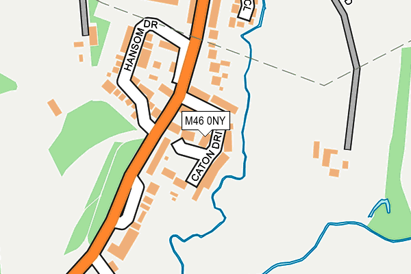 M46 0NY map - OS OpenMap – Local (Ordnance Survey)