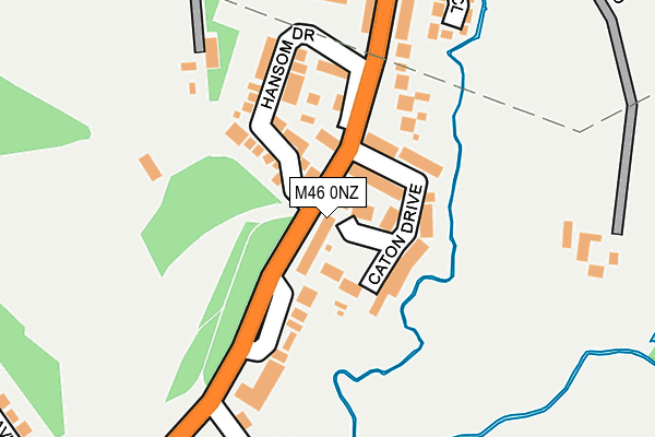 M46 0NZ map - OS OpenMap – Local (Ordnance Survey)