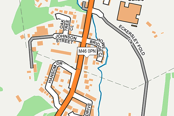 M46 0PN map - OS OpenMap – Local (Ordnance Survey)