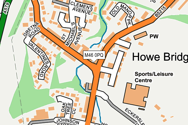 M46 0PQ map - OS OpenMap – Local (Ordnance Survey)